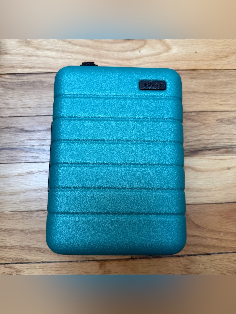 Away travel teal mini suitcase luggage toiletry bag accessories case bag LIMITED
